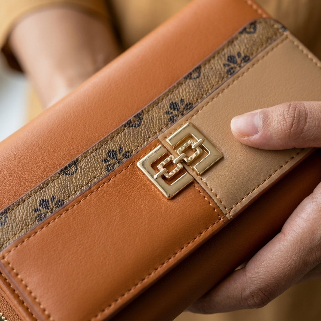 Leather Clutch Bag
