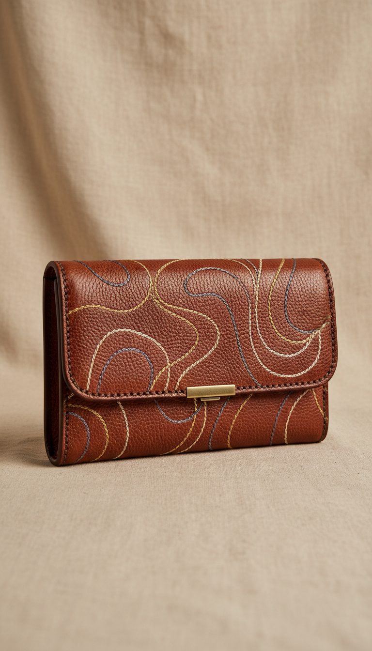 Leather Clutch Bag