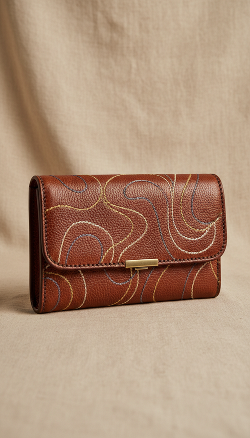 Leather Clutch Bag