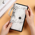 Luxury Marble Print Zip-Around Women’s Wallet