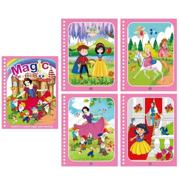 Coloring Book Magic Water Drawing For kids