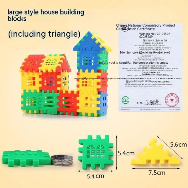 House Building Blocks Toys 3-6 Years Old Large House