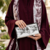Untitled design (1) Luxury Marble Print Zip-Around Women's Wallet