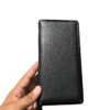 wallet_back_transparent Luxury Leather Clutch Wallet with Wrist Strap